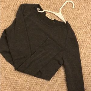 Cropped Long Seeve Shirt